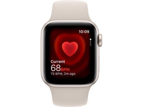 Смарт-годинник Apple Watch SE 2 GPS 44mm Starlight Aluminium Case with Starlight Sport Band M/L (MRE53)  Фото №3