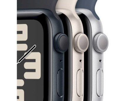 Смарт-годинник Apple Watch SE 2 GPS 44mm Starlight Aluminium Case with Starlight Sport Band M/L (MRE53)  Фото №6