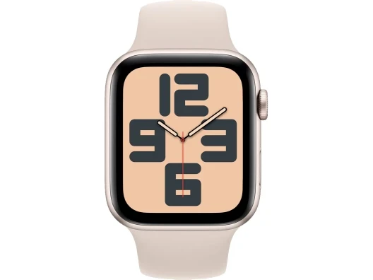 Смарт-годинник Apple Watch SE 2 GPS 44mm Starlight Aluminium Case with Starlight Sport Band S/M (MRE43)  Фото №0