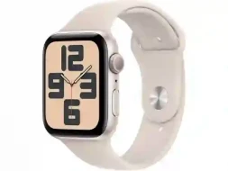 Смарт-годинник Apple Watch SE 2 GPS 44mm Starlight Aluminium Case with Starlight Sport Band S/M (MRE43)