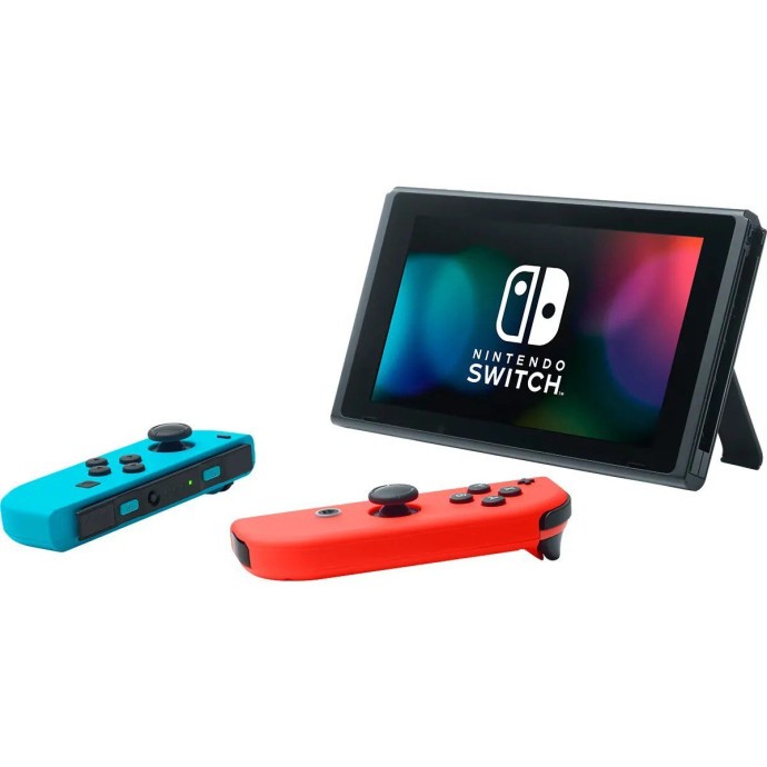 Портативна ігрова приставка Nintendo Switch with Neon Blue and Neon Red Joy-Con (045496452629)  Фото №0