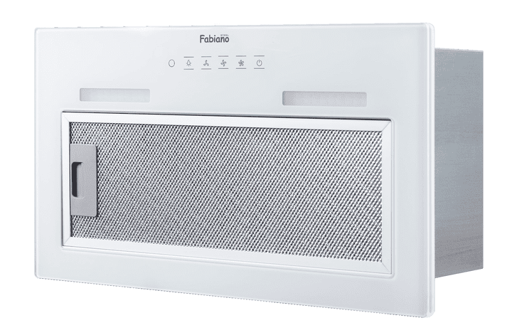 Вытяжка встроенная Fabiano Tecna 520 white glass  Фото №2