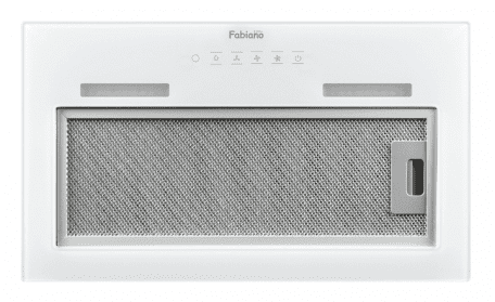 Вытяжка встроенная Fabiano Tecna 520 white glass