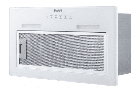 Вытяжка встроенная Fabiano Tecna 520 white glass  Фото №2
