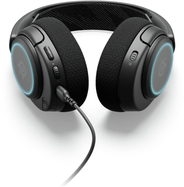 Навушники з мікрофоном SteelSeries Arctis Nova 3 Black (61631)  Фото №1