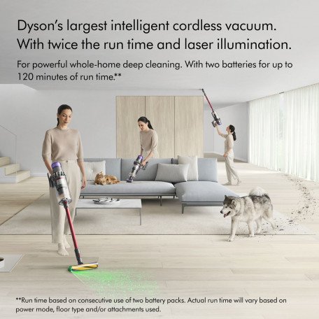 Вертикальний + ручний пилосос (2в1) Dyson Outsize+ (394430-01)  Фото №11