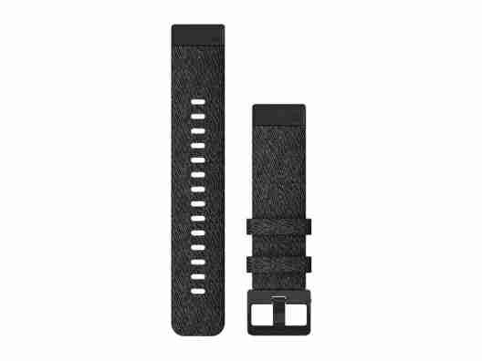 Ремінець Garmin для Fenix 6S QuickFit 20 Heathered Black Nylon with Black (010-12875-00)