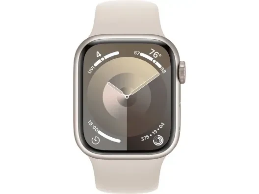 Смарт-часы Apple Watch Series 9 GPS + Cellular 41mm Starlight Alu. Case w. Starlight Sport Band - S/M (MRHN3) OpenBox  Фото №0