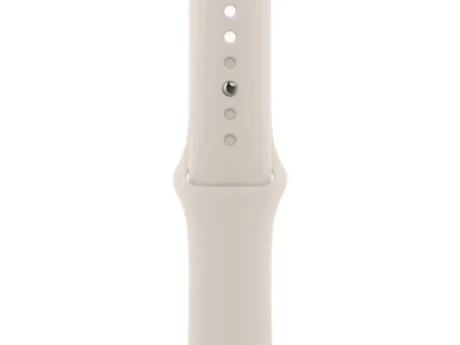 Смарт-часы Apple Watch Series 9 GPS + Cellular 41mm Starlight Alu. Case w. Starlight Sport Band - S/M (MRHN3) OpenBox  Фото №1