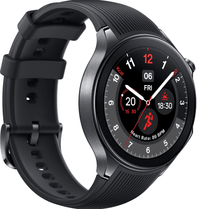 Смарт-годинник OnePlus Watch 2 Black Steel  Фото №3