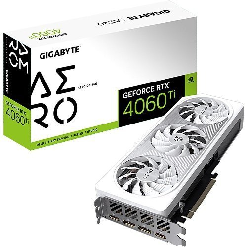 Відеокарта Gigabyte GeForce RTX 4060 Ti Aero OC 16G (GV-N406TAERO OC-16GD)