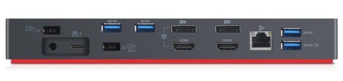 Док-станция для ноутбука Lenovo ThinkPad Thunderbolt 3 Dock Gen 2 (40AN0135)  Фото №1