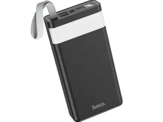 Зовнішній акумулятор (павербанк) Hoco J73 Powerful 30000mAh 10W Black  Фото №0