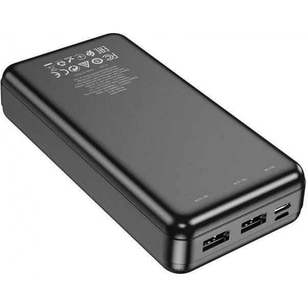 Зовнішній акумулятор (павербанк) Hoco J91A 20000mAh 10W Black  Фото №7