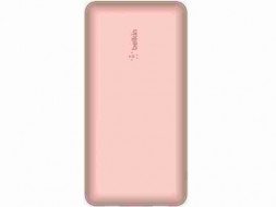 Зовнішній акумулятор (павербанк) Belkin 20000mAh 15W Rose Gold (BPB012BTRG)