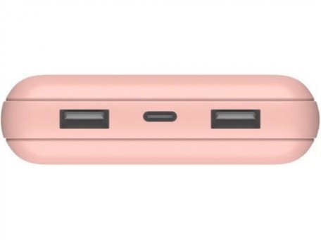 Зовнішній акумулятор (павербанк) Belkin 20000mAh 15W Rose Gold (BPB012BTRG)  Фото №3