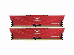 Память для настольных компьютеров TEAM 16 GB (2x8GB) DDR4 3200 MHz T-Force Vulcan Z Red (TLZRD416G3200HC16CDC01)