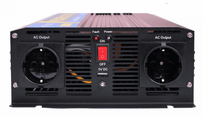 Перетворювач (інвертор) DC-AC Pulsepad PSW-1500 12V 1500W Pure Sine Wave  Фото №0