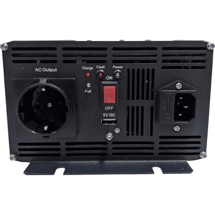 Инвертор + зарядное устройство Pulsepad PSWCH-500 12V 500W Pure Sine Wave  Фото №2