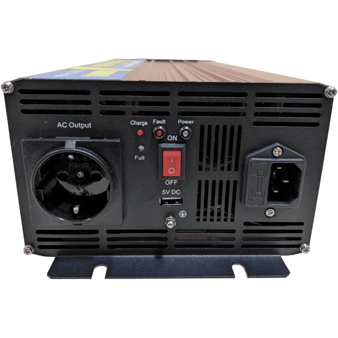 Інвертор + зарядний пристрій Pulsepad PSWCH-2000 12V 2000W Pure Sine Wave  Фото №2