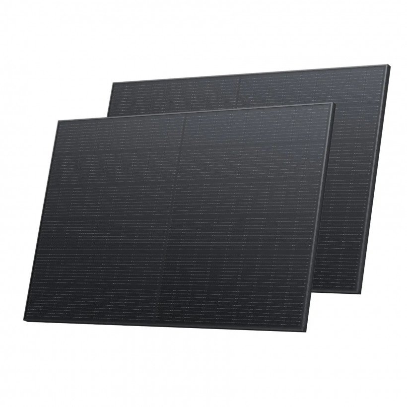 Монокристаллическая солнечная панель EcoFlow 2*400W Rigid Solar Panel SOLAR2*400W (ZPTSP300)  Фото №0
