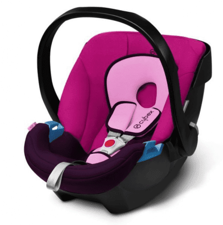 Автокрісло Cybex Aton Silver 0-13 кг Purple Rain