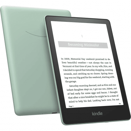 Електронна книга з підсвічуванням Amazon Kindle Paperwhite Signature Edition 11th Gen. 32GB Agave Green  Фото №1