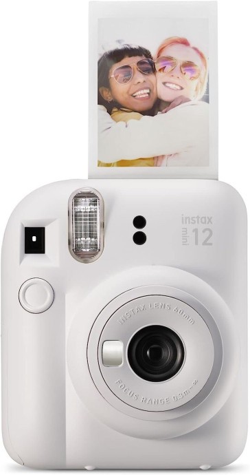 Фотокамера миттєвого друку Fujifilm Instax Mini 12 Clay White (16806121) + Фотобумага (20 шт.)  Фото №0