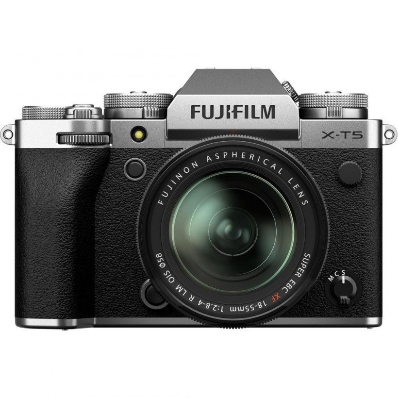 Бездзеркальний фотоапарат Fujifilm X-T5 kit 18-55mm silver (16783111)