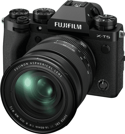 Бездзеркальний фотоапарат Fujifilm X-T5 kit 16-80mm black (16782636)  Фото №1