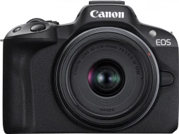 Бездзеркальний фотоапарат Canon EOS R50 kit RF-S 18-45mm IS STM Black (5811C033)