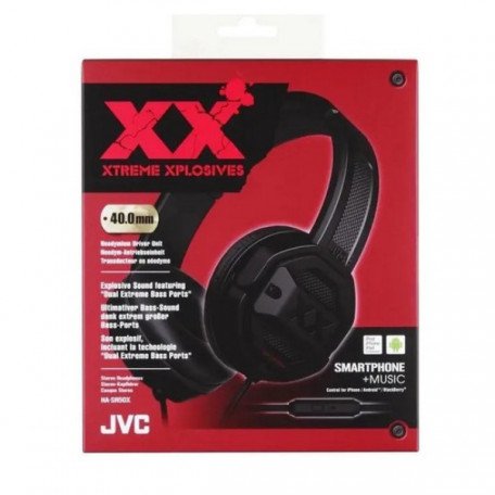 Навушники з мікрофоном JVC HA-SR50X Black  Фото №0