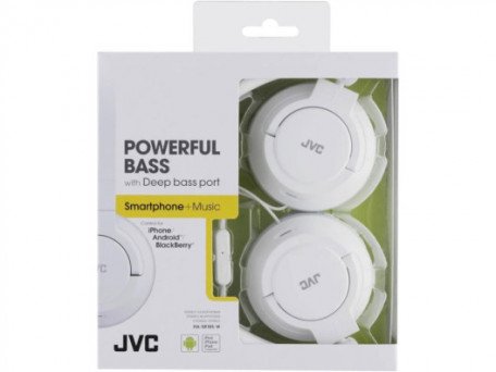 Наушники с микрофоном JVC HA-SR185 White (HA-SR185-W)  Фото №2