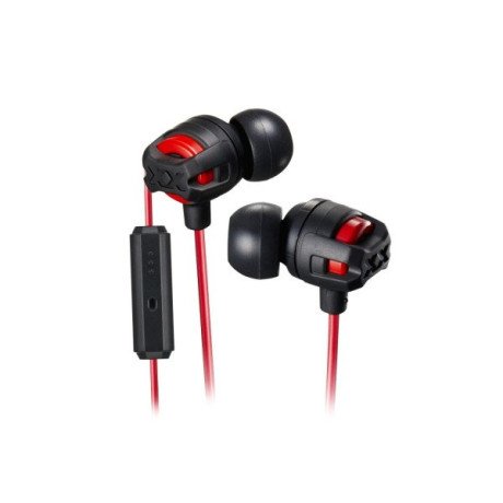 Навушники з мікрофоном JVC HA-FX103M Red (HA-FX103M-RE)  Фото №0
