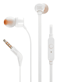 Навушники з мікрофоном JBL Tune 110 White (JBLT110WHT)