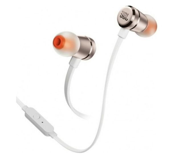 Навушники з мікрофоном JBL T290 Rose Gold (JBLT290RGD)  Фото №1