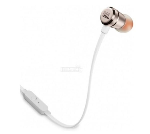Навушники з мікрофоном JBL T290 Rose Gold (JBLT290RGD)  Фото №2