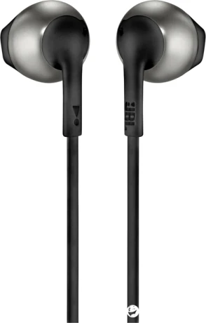 Наушники с микрофоном JBL T205 Black (JBLT205BLK)  Фото №0