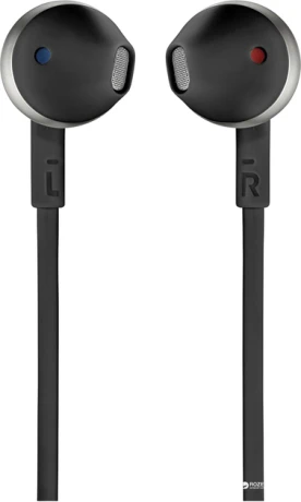 Наушники с микрофоном JBL T205 Black (JBLT205BLK)  Фото №1
