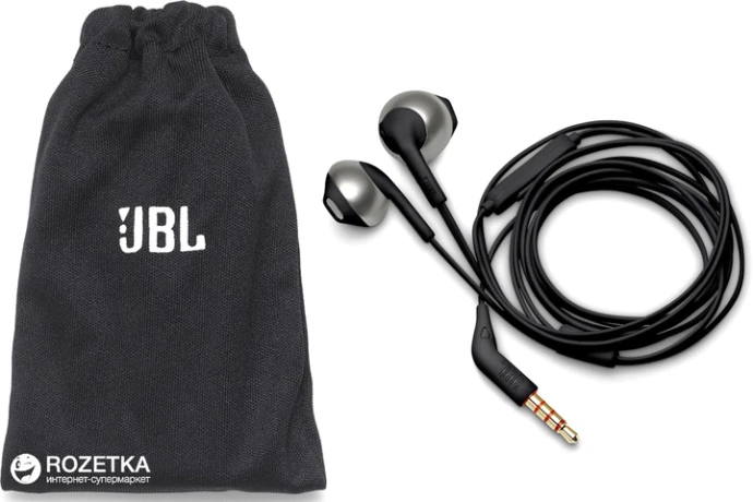 Навушники з мікрофоном JBL T205 Black (JBLT205BLK)  Фото №4