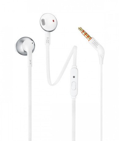 Навушники з мікрофоном JBL T205 Chrome (JBLT205CRM)