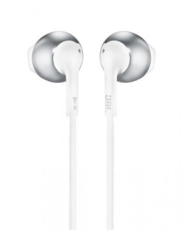Навушники з мікрофоном JBL T205 Chrome (JBLT205CRM)  Фото №1