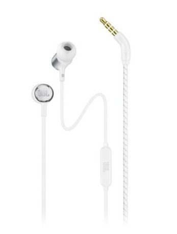 Навушники з мікрофоном JBL Live 100 White (JBLLIVE100WHT)  Фото №0