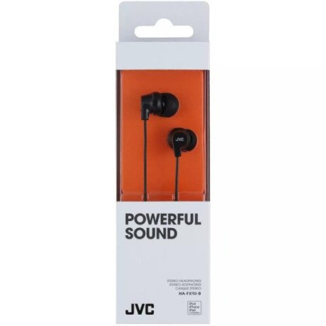 Наушники без микрофона JVC HA-FX10 Black (HA-FX10-B-EF)  Фото №0