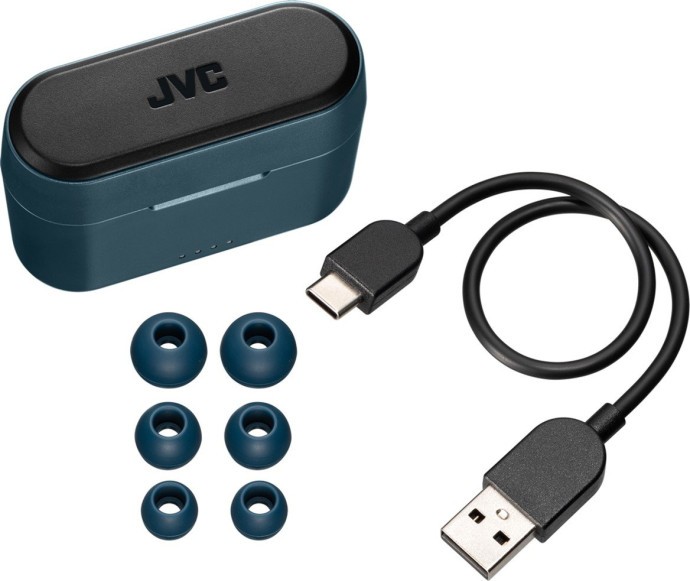 Навушники TWS JVC HA-A9T Navy (HA-A9T-A-E)  Фото №1