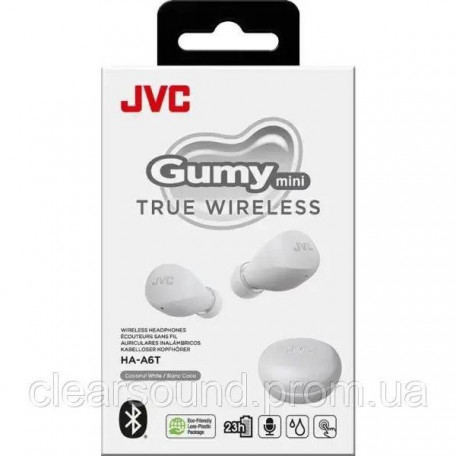 Наушники TWS JVC HA-A6T White (HA-A6T-W-U)  Фото №0