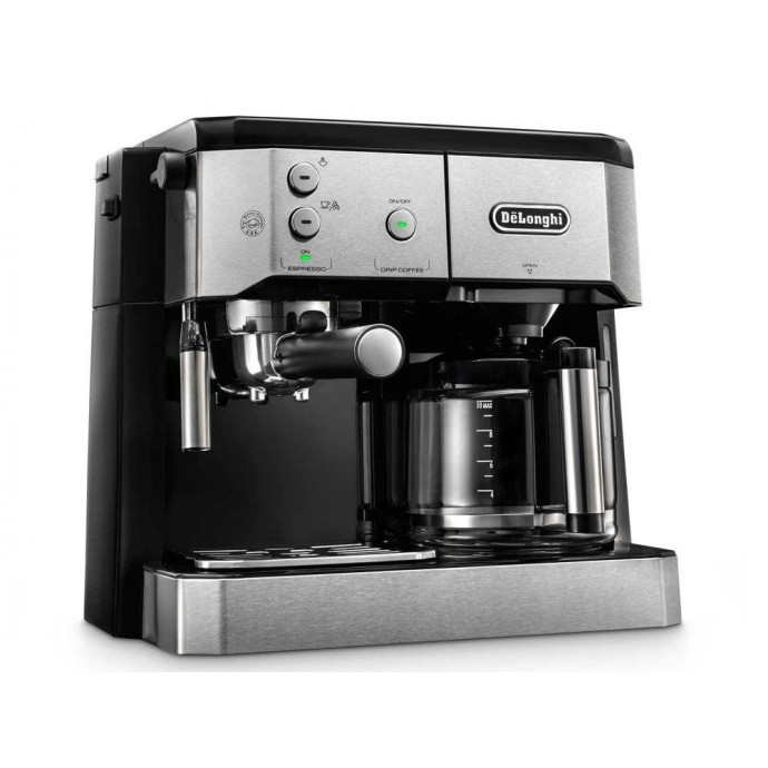 Комбінована кавоварка (ріжкова + крапельна) Delonghi BCO 421.S  Фото №0