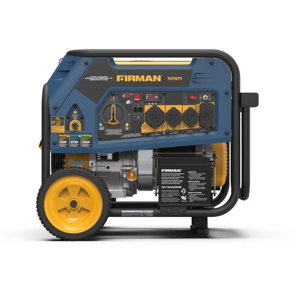 Комбінований генератор (газ-бензин) Firman Tri Fuel 7500W (T07571)  Фото №8