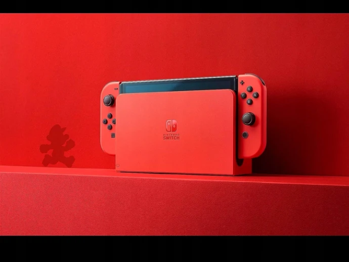 Портативная игровая приставка Nintendo Switch OLED Model Mario Red Edition (045496453633)  Фото №11