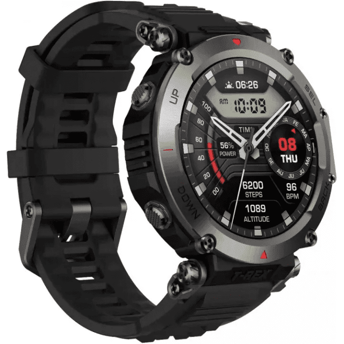Смарт-годинник Amazfit T-Rex Ultra Abyss Black  Фото №1
